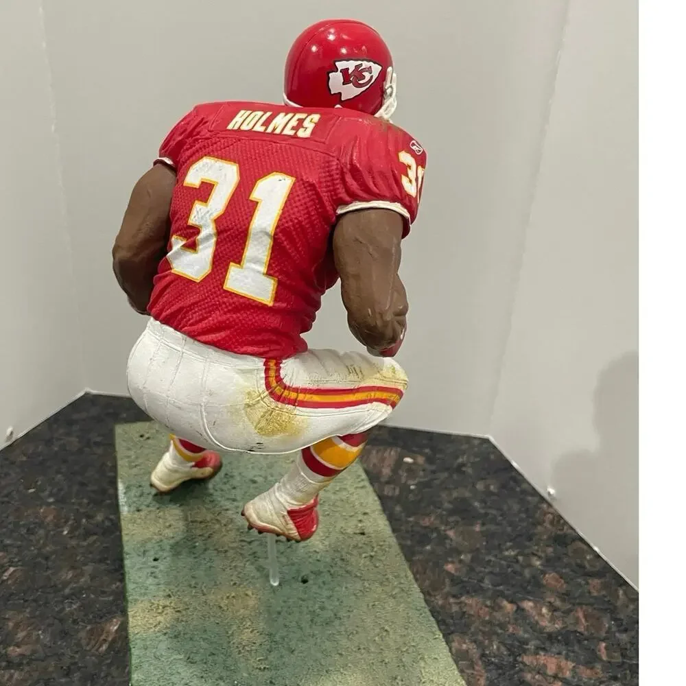 NFL KANSAS CITY CHIEFS #31 PRIEST HOLMES 11’FIGURE RED JERSEY 2004 COLLECTIBLE - Picture 13 of 16